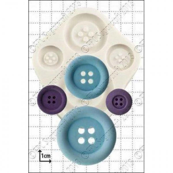 FPC LARGE BUTTONS silicone icing mould