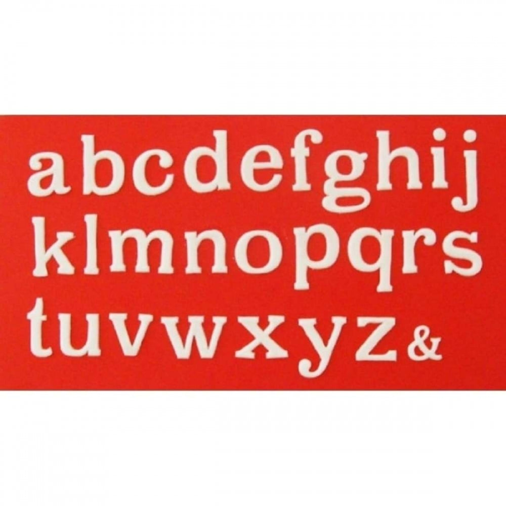 Patchwork Cutters LARGE ALPHABET - lower case - icing cutter set