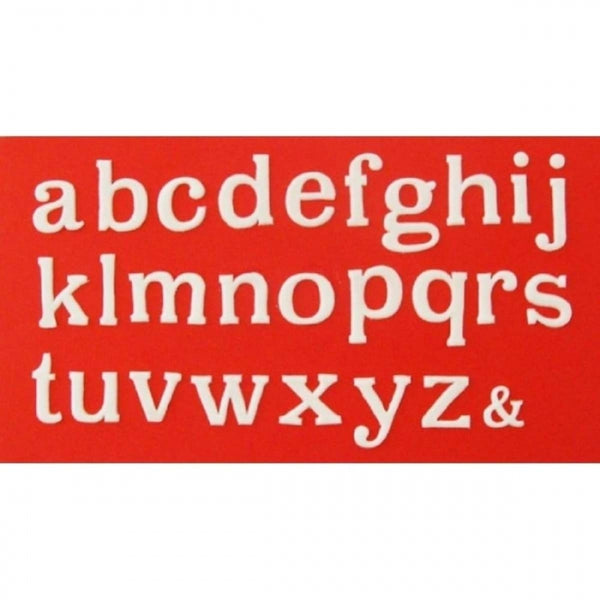 Patchwork Cutters LARGE ALPHABET - lower case - icing cutter set