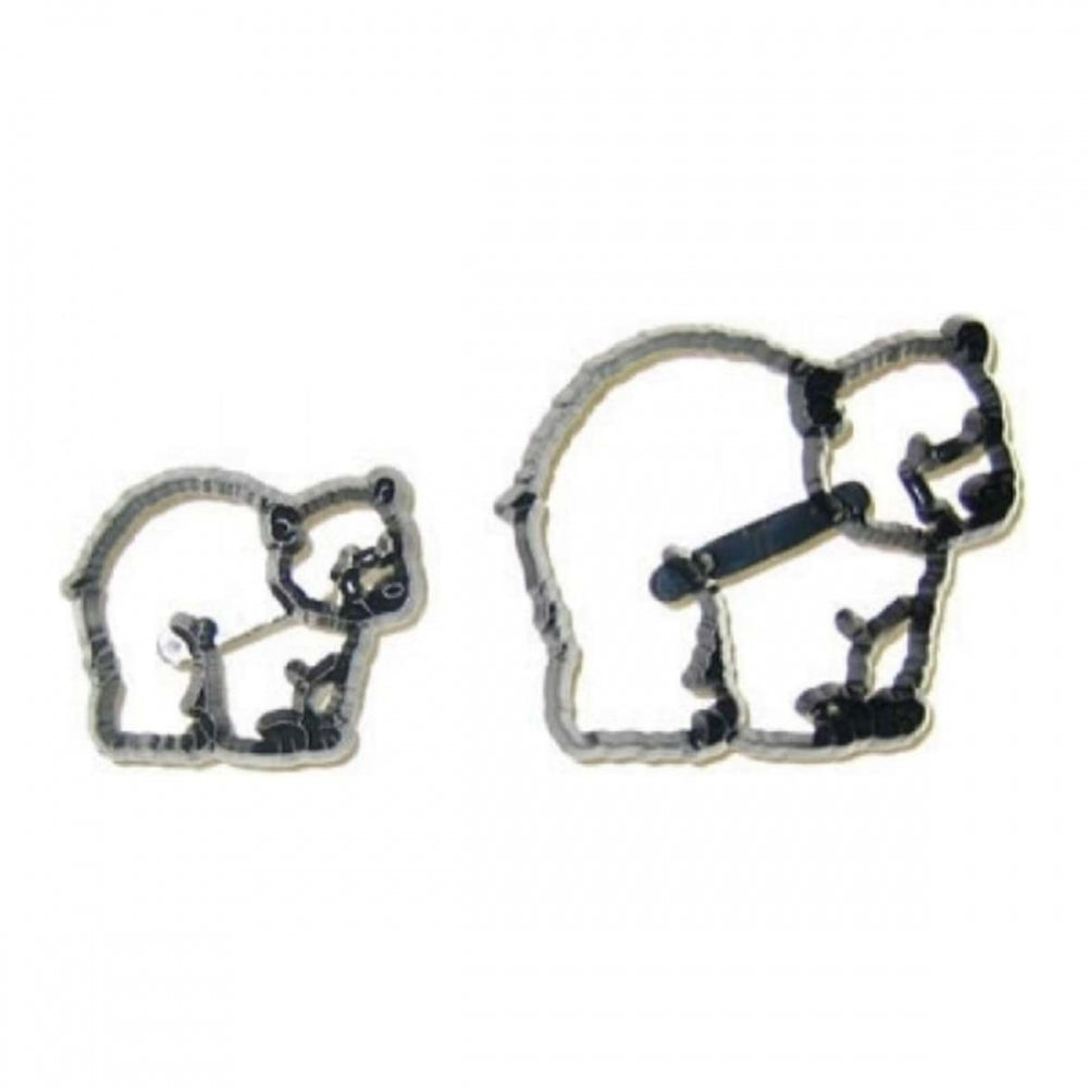 Patchwork Cutters POLAR BEARS icing sugarcraft cutter