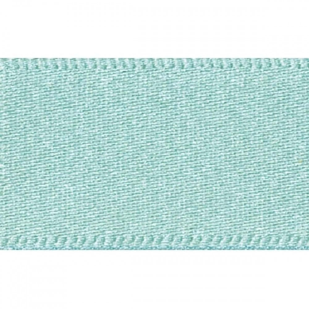 Berisfords AQUA 25mm x 20m double face satin cake ribbon