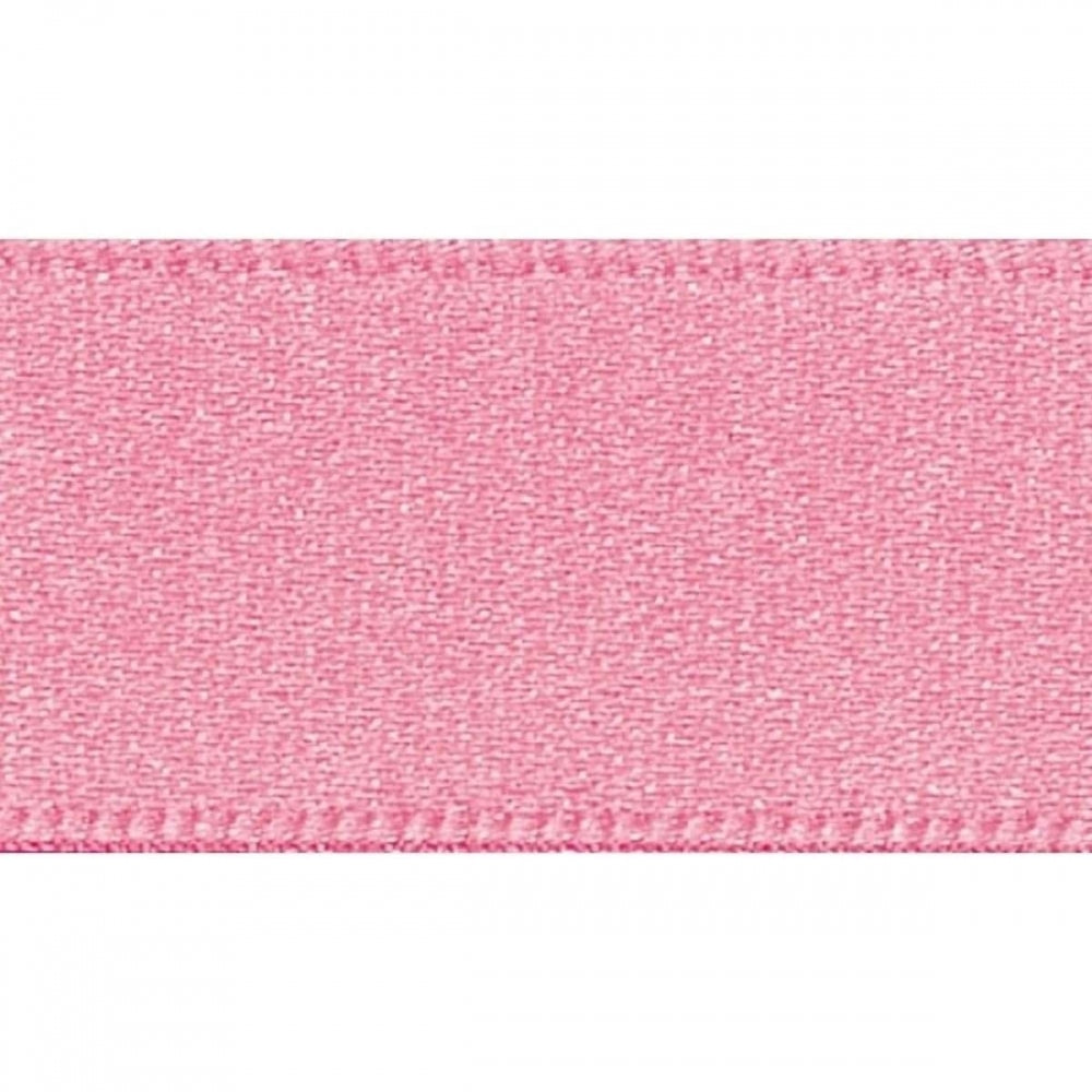 Berisfords DARK ROSE 25mm x 20m double face satin cake ribbon