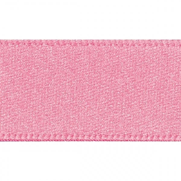 Berisfords DARK ROSE 25mm x 20m double face satin cake ribbon