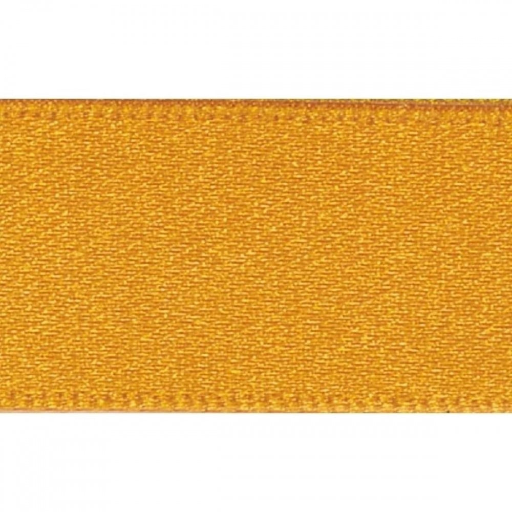 Berisfords MARIGOLD 25mm x 20m double face satin cake ribbon