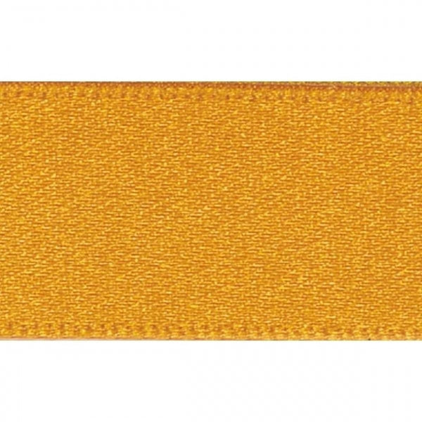 Berisfords MARIGOLD 25mm x 20m double face satin cake ribbon