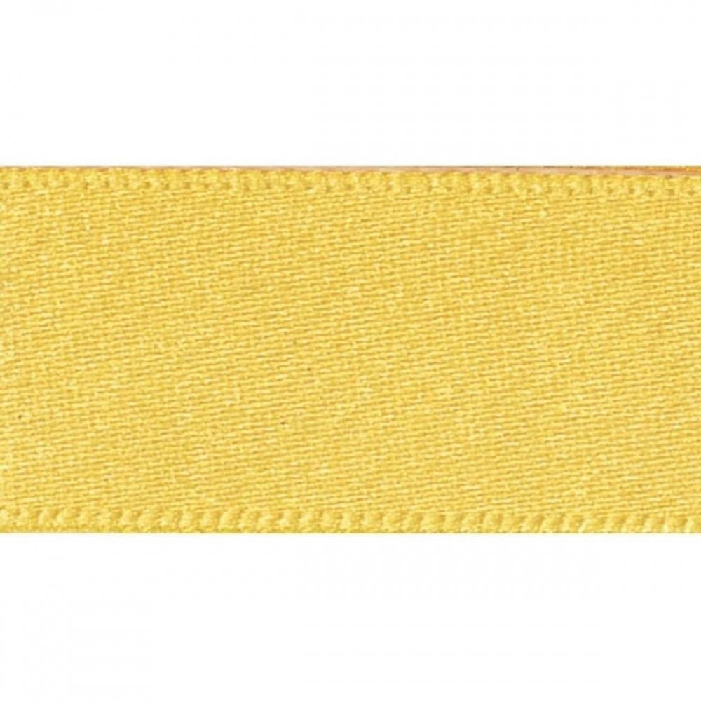 Berisfords GOLD 25mm x 20m double face satin cake ribbon