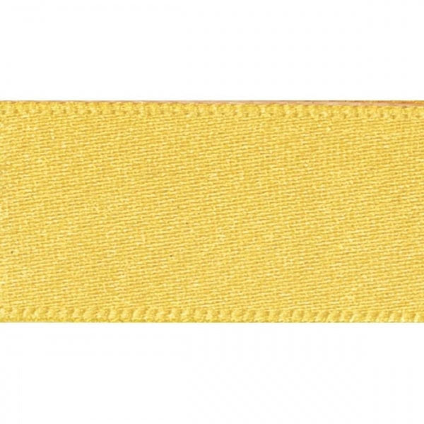 Berisfords GOLD 25mm x 20m double face satin cake ribbon