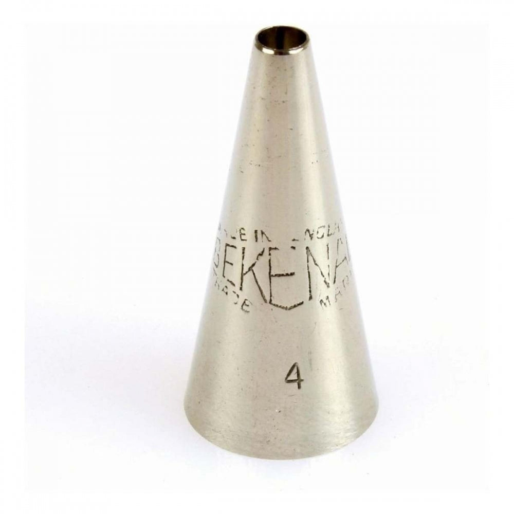 Bekenal 4 piping nozzle icing tube tip - medium line / writing