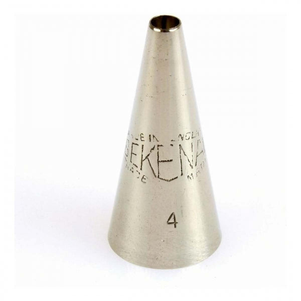 Bekenal 4 piping nozzle icing tube tip - medium line / writing