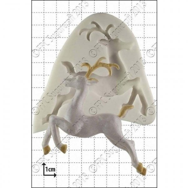FPC Leaping Deer silicone icing mould