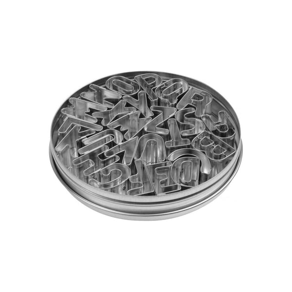 Ateco ALPHABET 26 pc stainless steel icing cutter set