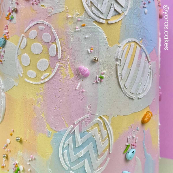 Simply Making Zig-Zag Easter Egg Cupcake & Cookie Stencil