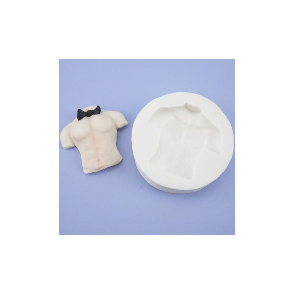 FPC Six Pack Male Torso Mould By FPC Sugarcraft