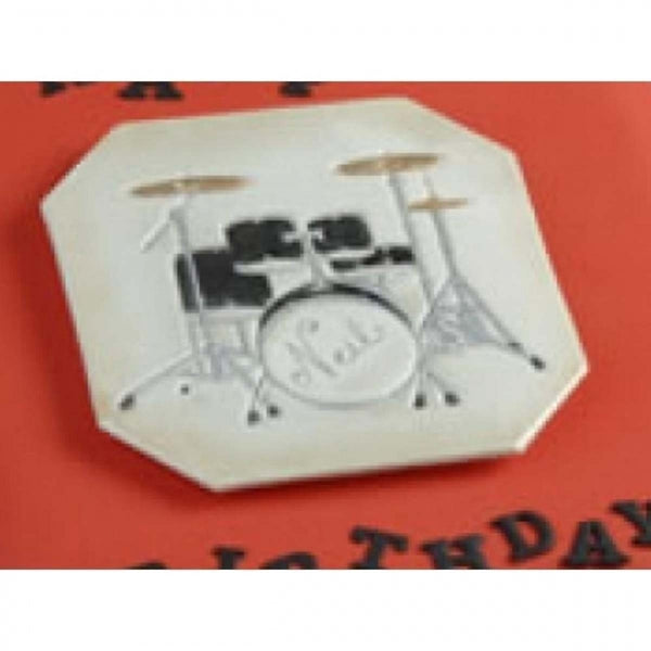 Patchwork Cutters DRUM KIT PLAQUE icing sugarcraft cutter