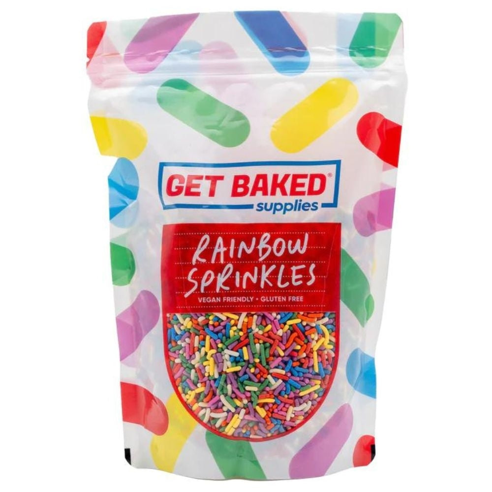 Get Baked Sprinkles Rainbow Sugar Strand Sprinkles