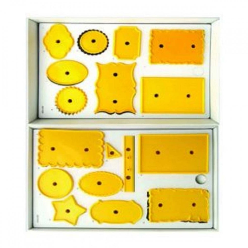 PME # 4 box set - small fondant icing plaque cutters 17 pc