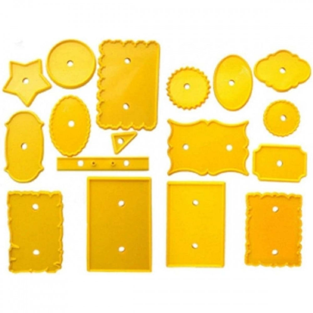 PME # 4 box set - small fondant icing plaque cutters 17 pc