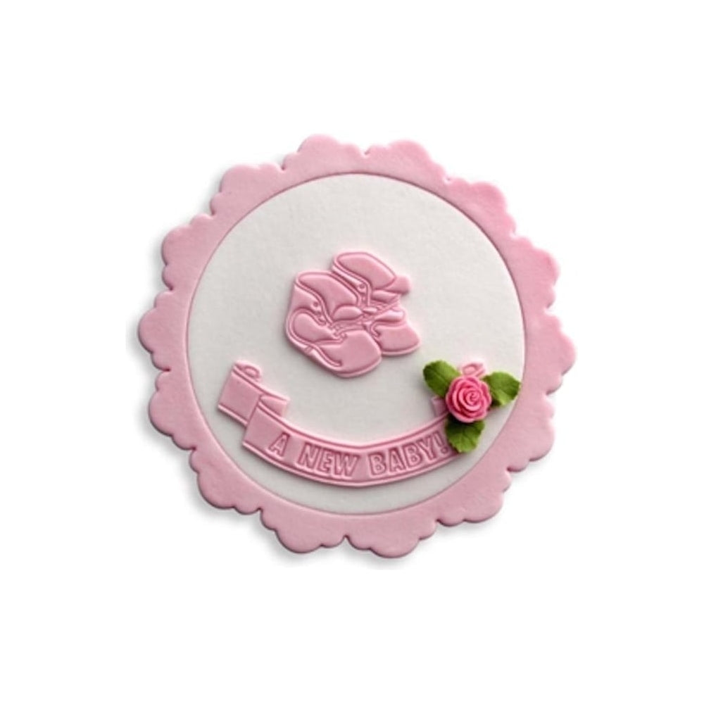 PME Medium Frill Doily & Disc fondant icing cutter set