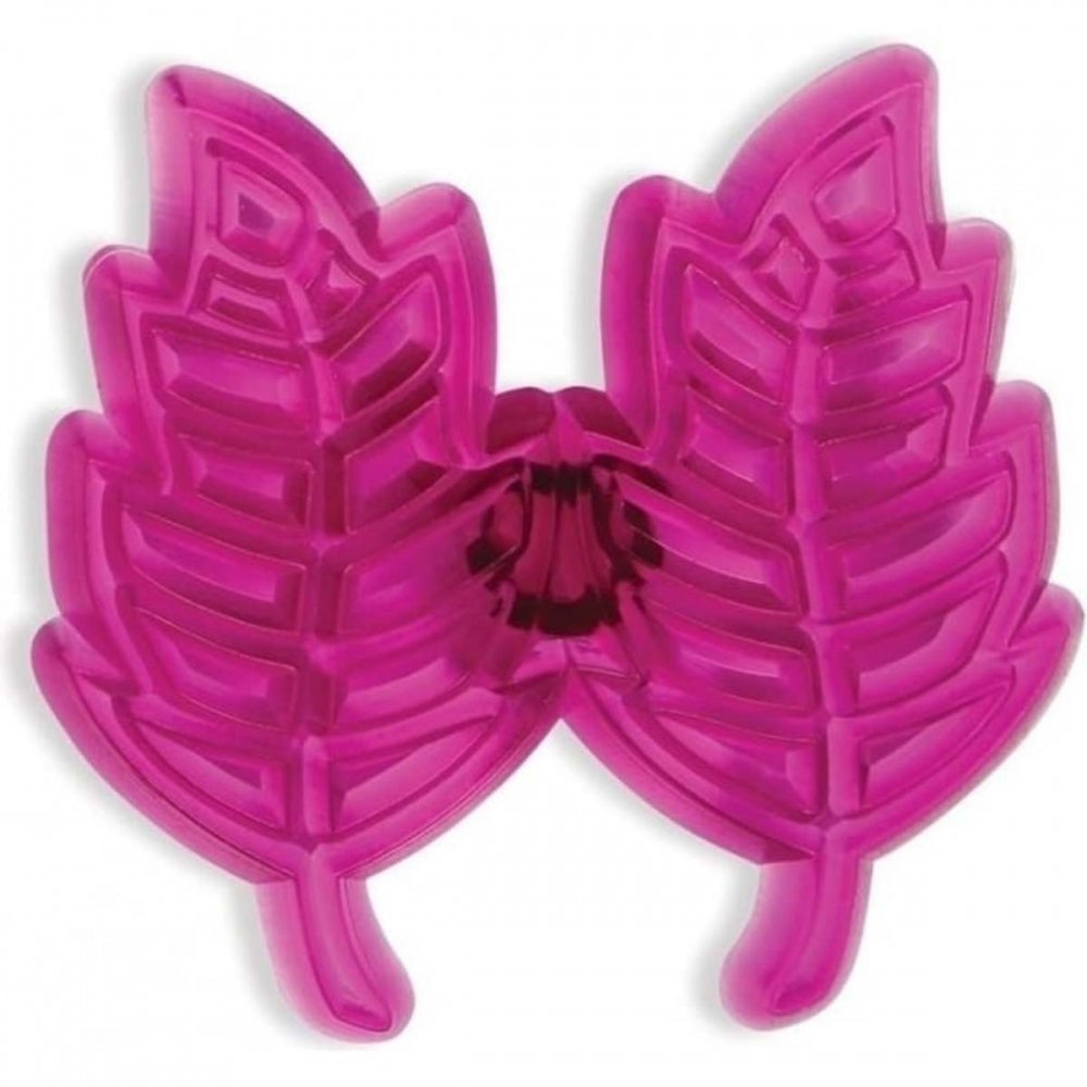 PME 2 pc Lacy Leaves fondant icing gum paste cutter set