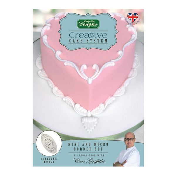 Katy Sue Designs Mini And Micro Border Set Creative Cake System Mould Ceri Griffiths - Katy Sue