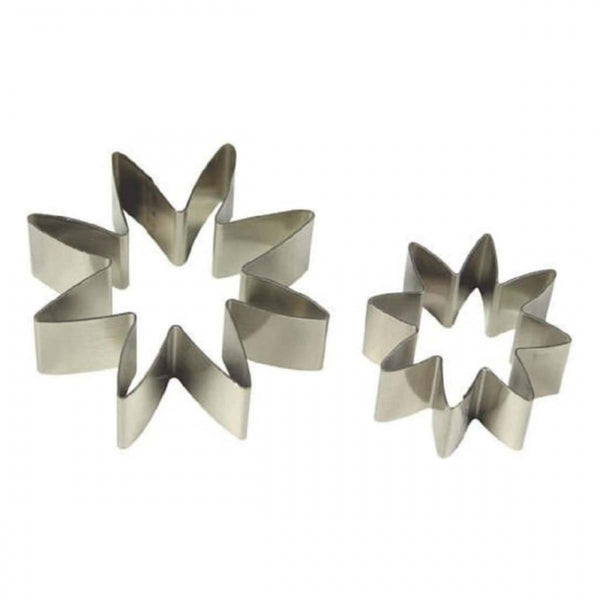 PME Rose Petal & Calyx 8 piece icing cutter set