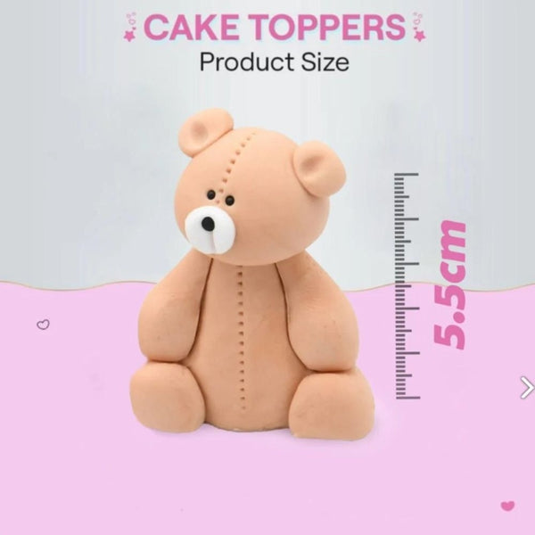 JN Cakes EXPIRED - 3 Bear Set - Edible Cake Topper [APRIL 2026]