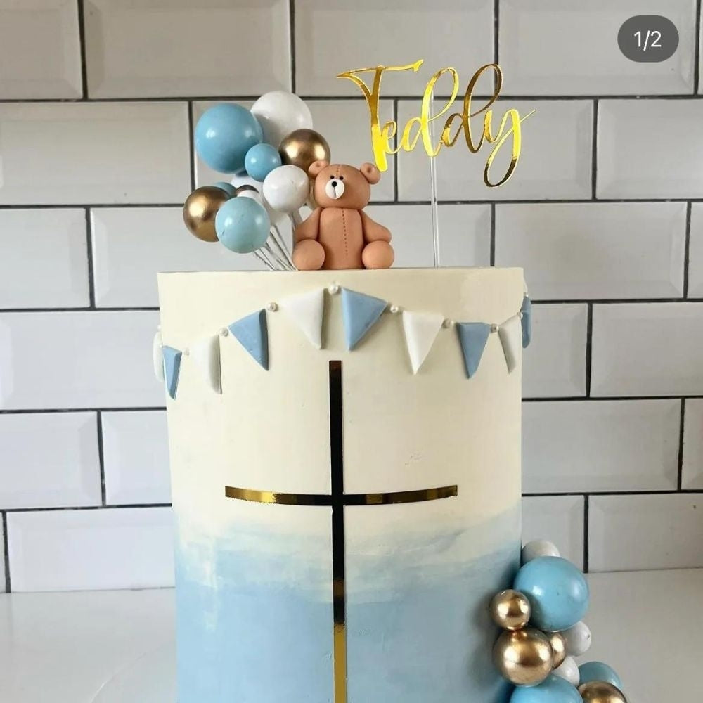 JN Cakes Teddy Bear - Edible Cake Topper