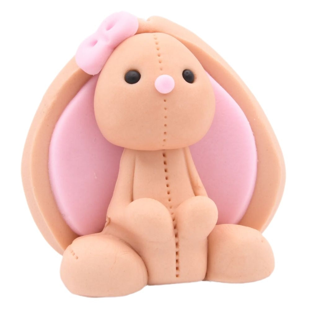 JN Cakes Brown Bunny - Edible Cake Topper