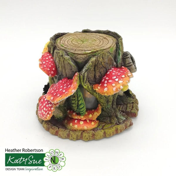 Katy Sue Designs Large Log Slice Silicone Veiner Mould