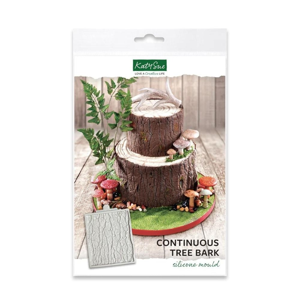 Katy Sue Designs Continuous Tree Bark Silicone Mould