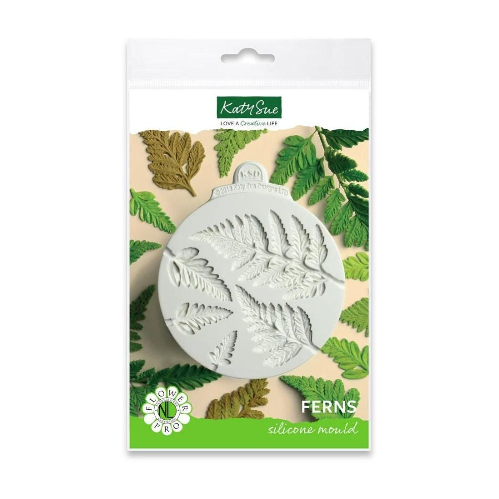 Katy Sue Designs Flower Pro Ferns Silicone Mould - Nicholas Lodge Collection