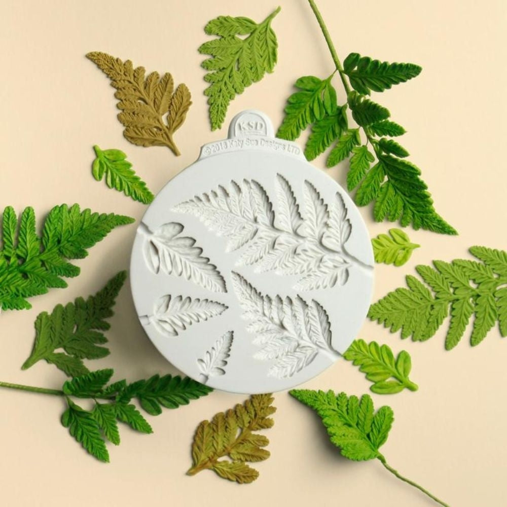 Katy Sue Designs Flower Pro Ferns Silicone Mould - Nicholas Lodge Collection