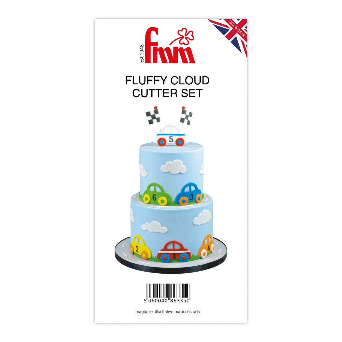 FMM Fluffy Cloud Cutters Set Of 5 By FMM