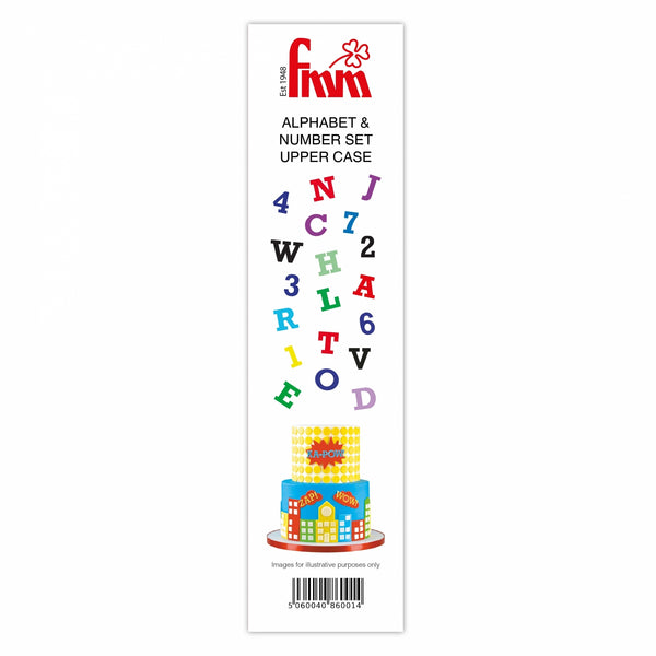 FMM Alphabet And Numbers Tappit Cutter Set