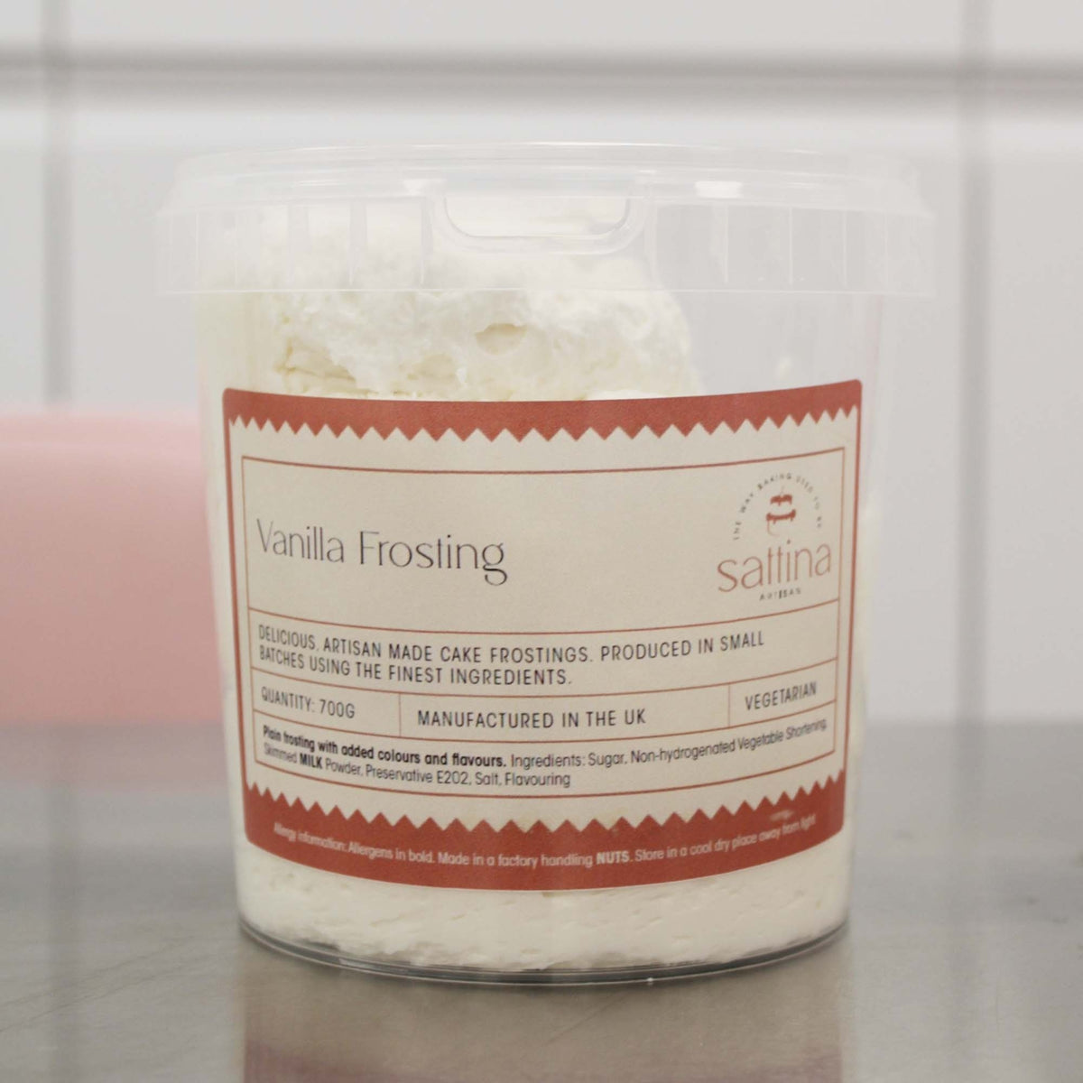 Sattina Vanilla Frosting 700g
