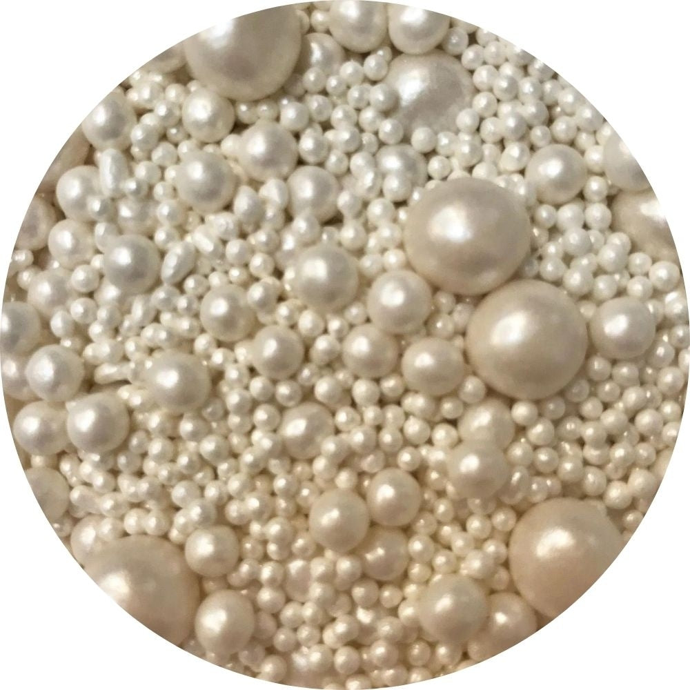 Purple Cupcakes Bridal Shimmer Pearl Sprinkle Mix (V) 90g