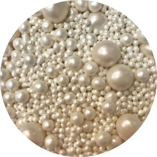 Purple Cupcakes Bridal Shimmer Pearl Sprinkle Mix (V) 90g