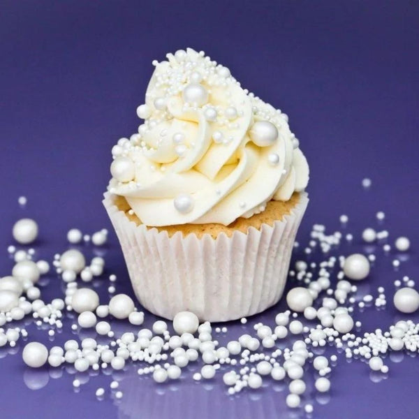 Purple Cupcakes Bridal Shimmer Pearl Sprinkle Mix (V) 90g