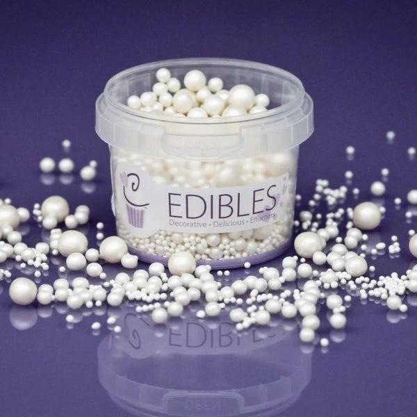 Purple Cupcakes Bridal Shimmer Pearl Sprinkle Mix (V) 90g
