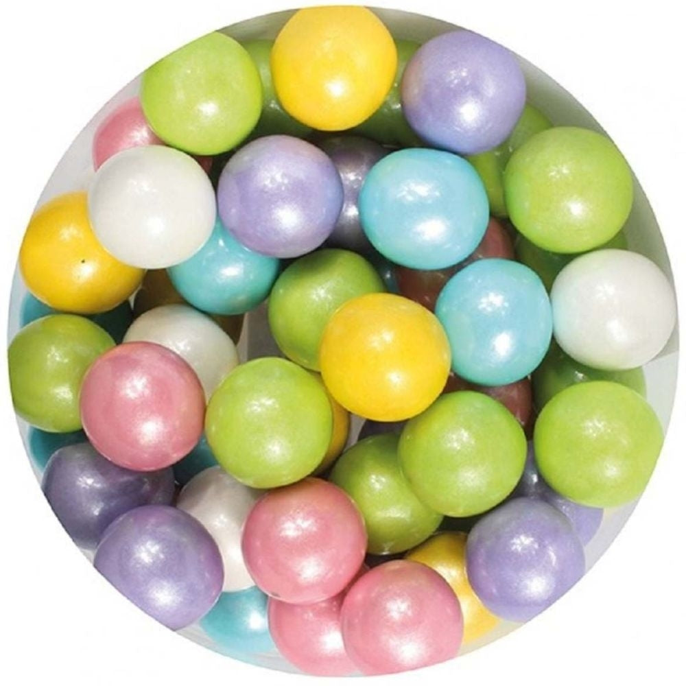 Purple Cupcakes 10mm Shimmer Rainbow Chocolate Filled Sugar Pearls 80g