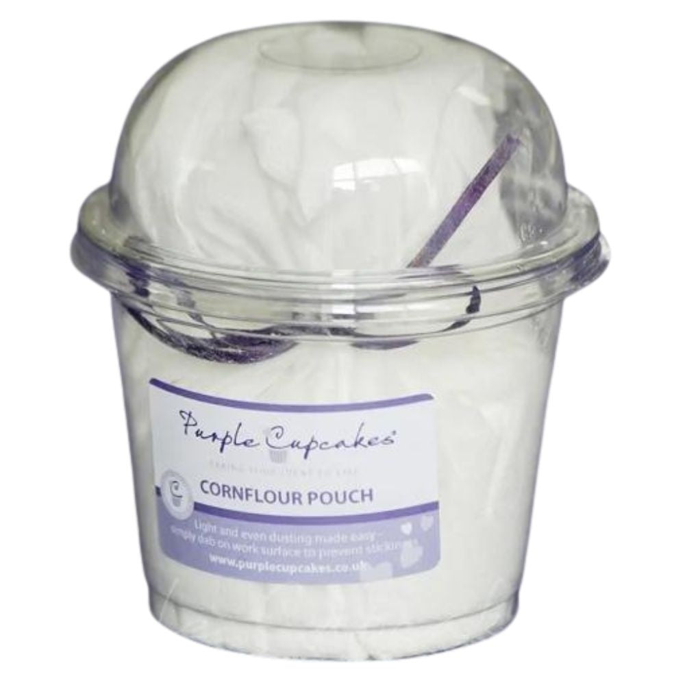 Purple Cupcakes Cornflour Dusting Pouch