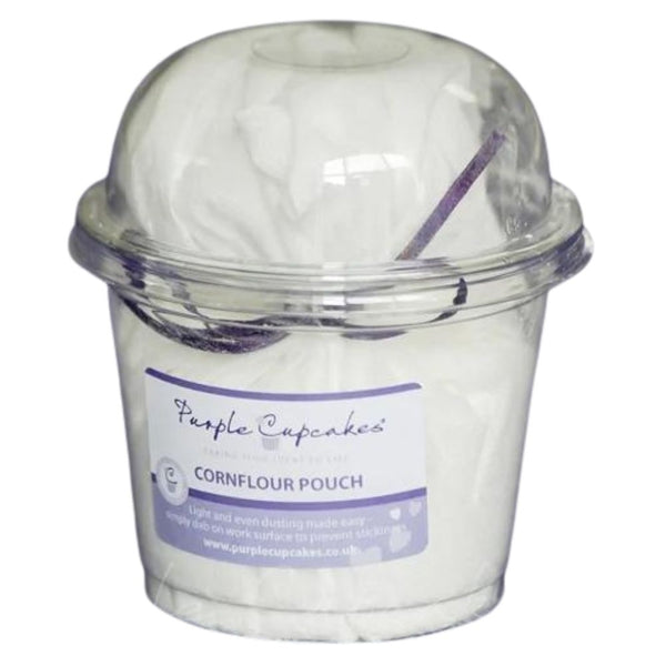 Purple Cupcakes Cornflour Dusting Pouch