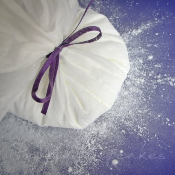 Purple Cupcakes Cornflour Dusting Pouch