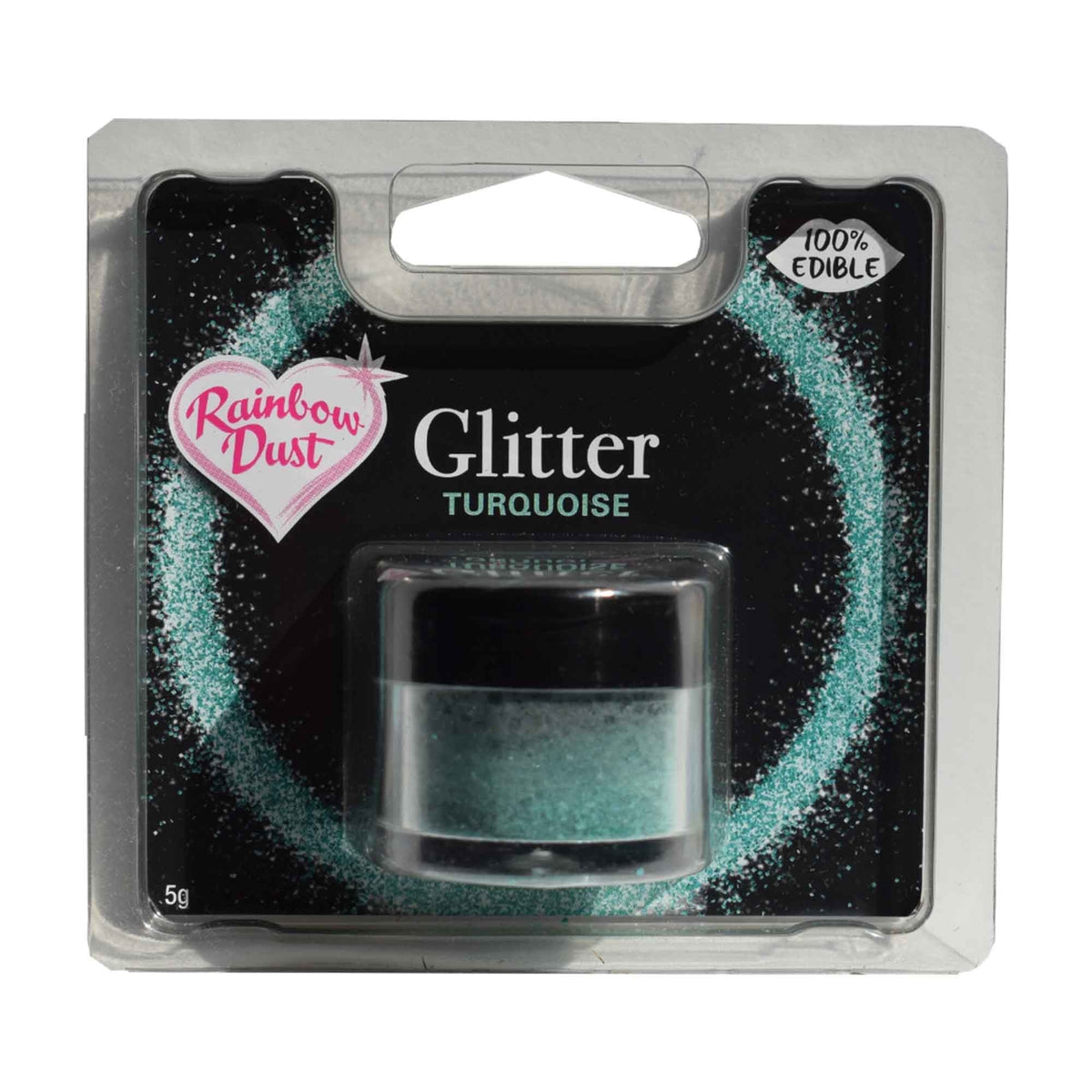 Rainbow Dust EXPIRED - Turquoise Edible Glitter 5g By Rainbow Dust [AUG 2025]