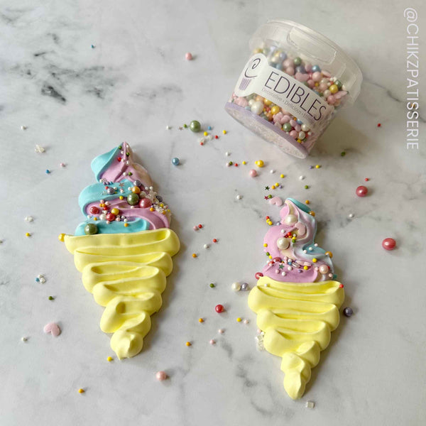 Purple Cupcakes Ice Cream Shimmer Sprinkle Mix (V) 90g
