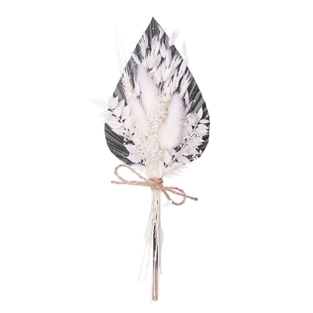 The Baked Studio Black, Silver & White Palm Spear Bouquet