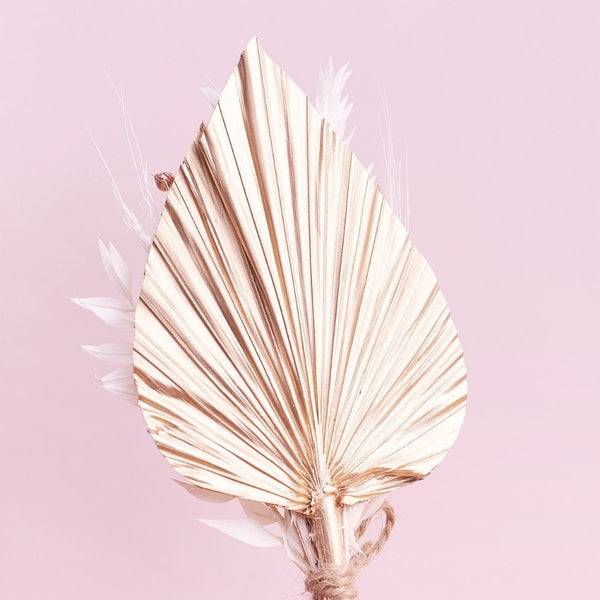 The Baked Studio Gold Palm Spear Bouquet