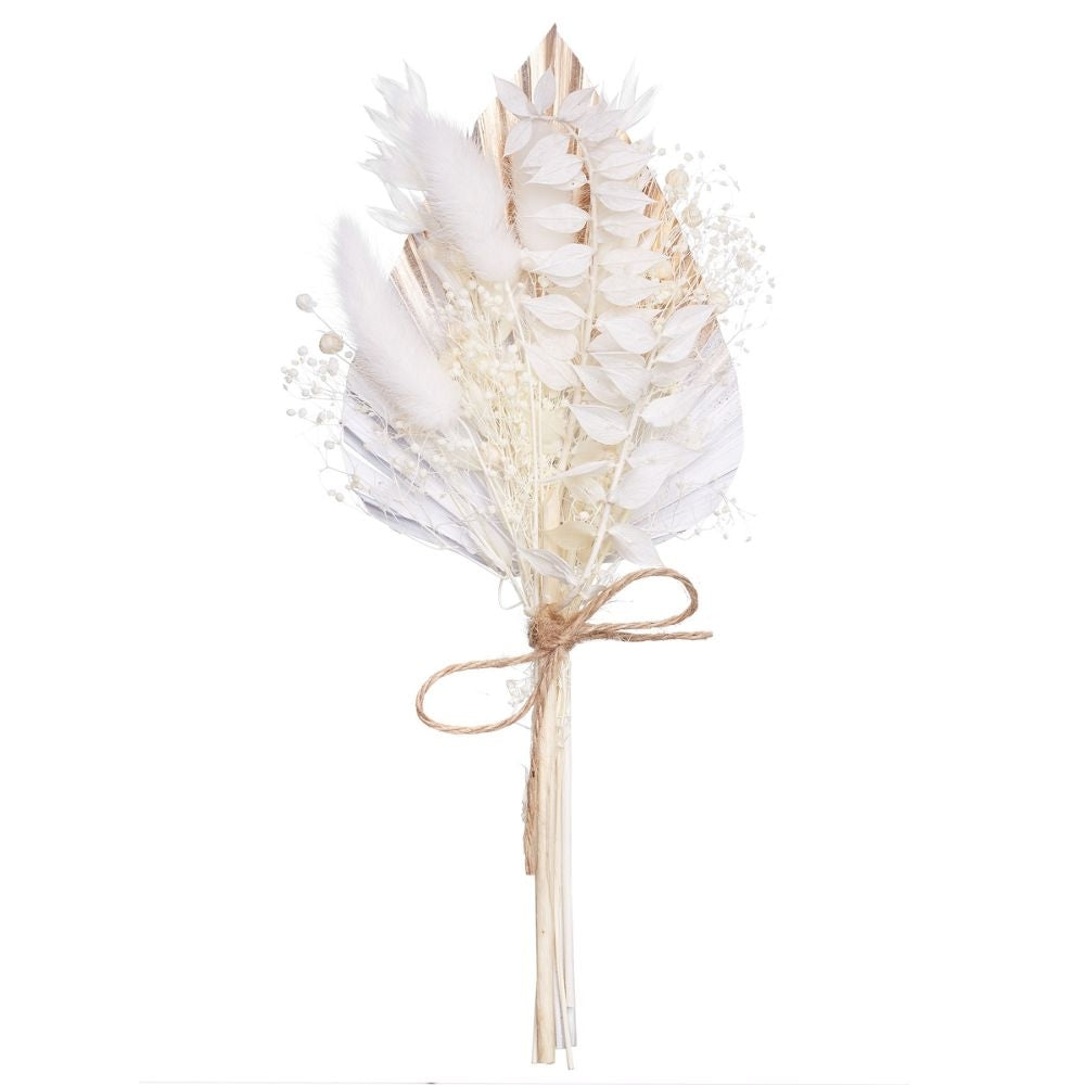 The Baked Studio Gold & White Palm Spear Bouquet