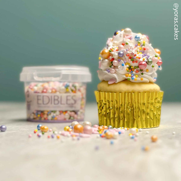 Purple Cupcakes Ice Cream Shimmer Sprinkle Mix (V) 90g