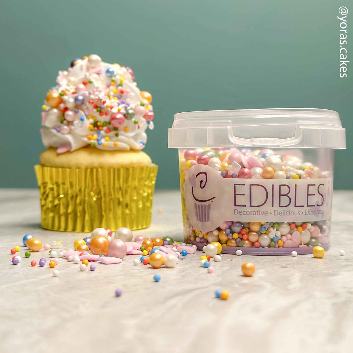 Purple Cupcakes Ice Cream Shimmer Sprinkle Mix (V) 90g